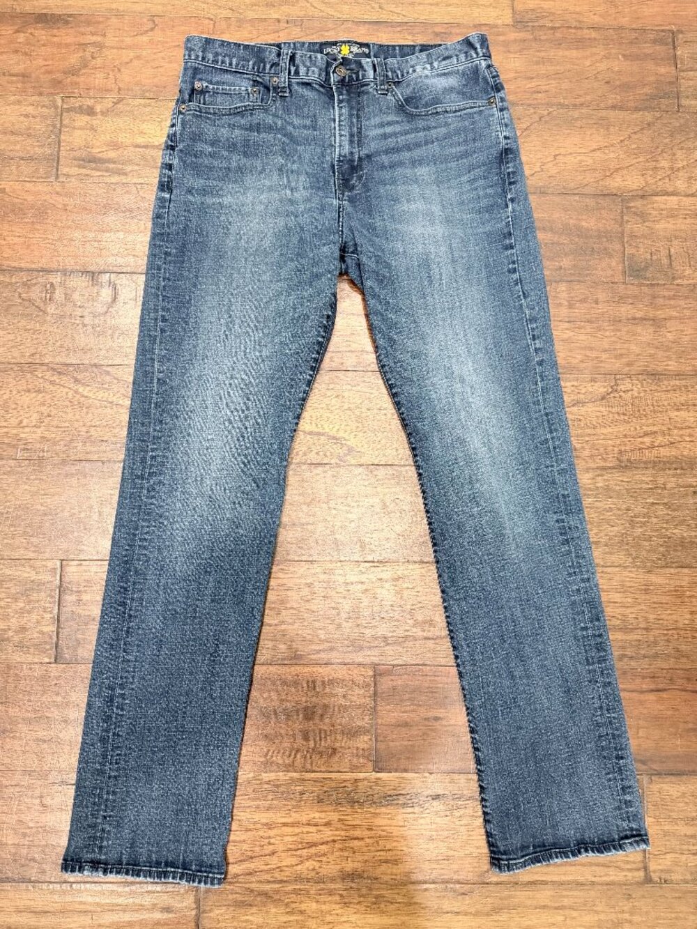 Lucky Brand 121 Heritage Slim Jeans Mens 34x34 Medium Wash Stretch Denim